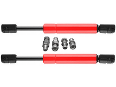 T-H MARINE GFEQ-MG-R-DP RED MOTORGUIDE 'EQUALIZER' Use As Lift Supports For Trolling Motor; Gas Type; Red; With Drilling Template/ Stainless Steel Hardware/ Instructions/ Equalizer Decal