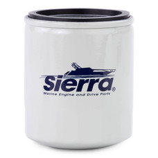 SIERRAMARINE 18-7921 OIL FILTER Canister Style; With Anti Drain Back Valve; 24 x 1.5 Millimeter Thread; White Housing With Sierra Marine Logo; Fits 135/ 150/ 175/ 200 200 HP Verado In-Line 4 Cylinder Outboard Engines