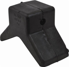 ATTWOOD MARI 11201-1 Y-STOP RUBBER 3 X 3 BLOCK 3 Inch Length x 3 Inch Width; Black; Molded Rubber; Single