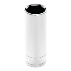 PERFORM TOOL W32326 SOCKET DP 13/16 1/2 Inch Drive; 13/16 Inch; Standard; Deep Socket; 6 Point; Polished Nickel Chrome Plated; Vanadium Alloy Steel; Single
