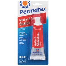 PERMTX-LOCKT 80335 MUFFLER SEAL TUBE Use To Seal Holes And Leaks In Mufflers/ Tailpipes/ Joints And Catalytic Converters; Withstands Up To 2000 Degree Fahrenheit; 3 Ounce Tube; Single