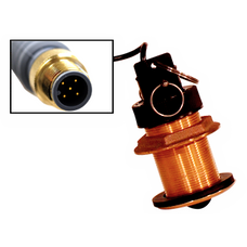 FURUNO DST-810MSF DST-810 DEPTH/SPEED/TEMP SENSOR Thru-Hull Mount; 235 kHz Operating Frequency; 6 Meter Cable; Airmar B617V Bronze Housing; Up To 22 Degree Deadrise; For Depth/ Speed And Temperature