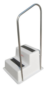 TAYLOR MADE 47201 DOCK STEP - RAILING  DOUBLE TREAD Use With Taylor Made StepSafe?äó Double Tread Dock Step; Removable; 19-1/2 Inch Width x 49 Inch Height; Not Illuminated; Aluminum