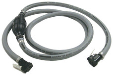 SIERRAMARINE 18-8009S-1 FUEL LINE ASSEMBLY-BRP-NON EPA Marine; For Use With Johnson/ Evinrude Outboard Engines; 8 Foot Length; 3/8 Inch Inside Diameter; With Non-EPA Primer Bulb And Fuel Connector