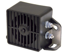 BUYERS PROD BA0972 BA9072/SELF-GROUNDING Low Frequency Tone; 97 Decibels; 12 - 24 Volts DC; Black; Nylon; Not Waterproof; Bolt-on Mounting