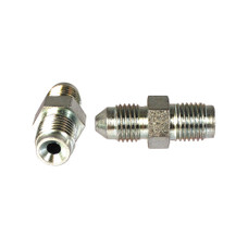 SPEEDFX 5444004E -4ANX3/8-24 IF THR ML ADP STL/ZINC Inverted Flare Male Adapter; -4AN x 3/8 Inch-24 Thread; Endura; Zinc; Steel; Set Of 2