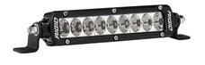 RIGID IND 906613 SR-SRS PRO 6' DRV LED; 6 Inch Length; 9 Clear Bulb; 69 Watt/ 4.93 Amp Draw; Driving Beam; 7128 Raw Lumens; Clear Polycarbonate Lens; Black Housing; Surface Mount; With Harness/ Switch And GORE ?« Pressure Equalizing Vent