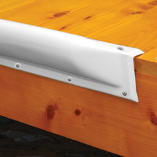 TAYLOR MADE 46082 DOCK BUMPER-STRAIGHT WHITE 18' Straight Mount Bumper Guard; 18 Inch Length; White; Marine Grade Vinyl; For Marine Applications