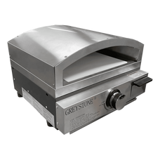 FURRION LLC BCP144A GREYSTONE 17' GRIDDLE PIZZA OVEN (H Use To Cook Pizza; Fits With Greystone 17 Inch Combination Griddle And Grill; 17.12 Inch Width x 6-1/2 Inch Height x 14-1/4 Inch Depth; 17 Inch Cooking Surface Area; Stainless Steel; Silver