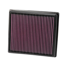 K&N FILTER 33-2990 REPLACEMENT AIR FILTER Washable; Red; Cotton Gauze; Panel; 8-15/16 Inch Length x 8 Inch Width x 1-1/4 Inch Height