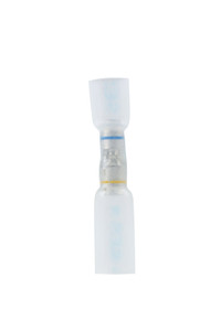 ANCOR 320225 16-14 AWG HS BUTT - 25 PACK Heat Shrink Step Down Butt Connector; 16-14 Gauge Wire To 16-10 Gauge Wire; 4:1 Shrink Ratio; Clear Tube With Blue Dashes; Pack Of 25