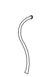 NORCOLD 622390 DRAIN TUBE ASSY Replacement For Norcold N61X/ N62X/ N64X Series Refrigerator; 23 Inch Length