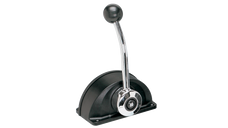 UFLEX USA B301B LOW PROFILE SNGLE LEV BINN BLK For Any Type Of Boats With Outboard Or Inboard Engine; Top Mount; Single Lever Control; Black; Aluminum; Low Profile; With X12 Neutral Safety Switch