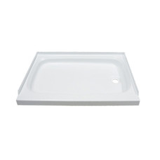 LIPPERT COMP 210375 WHITE 24X36 SHOWR PAN SPK Rectangular; 24 Inch Length x 36 Inch Width x 5 Inch Depth; With Threshold; White; ABS