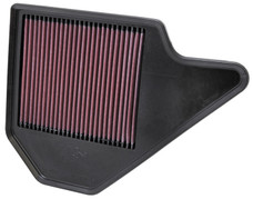 K&N FILTER 33-2462 AIRFILTER-DODGRACARAV11V6 Washable; Red; Cotton Gauze; Panel; 12.063 Inch Length x 9-3/4 Inch Width x 1.188 Inch Height