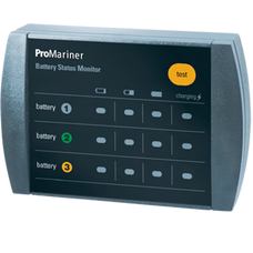 PRO MARINER 51060 PROMITE/PROSPORT/PROTOURNAMENT REMO Push To Test Status Indicators For Up To 3 Batteries; With LED Lighting; Flush Mount/ Surface Mount