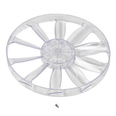 DOMETIC K1137-00 11.5' CLEAR FAN BLADE 8M Replacement For Fantastic/ Dometic 1250/ 2250/ 7350 Model Vents; 11-1/2 Inch Diameter