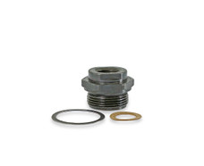 HOLLEY 26-27 26-27 FITTING 9/16 Inch-24 Male Thread to 1/2 Inch-20 Female Thread; Natural; Brass; Single