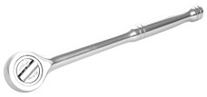 PERFORM TOOL W32106 RATCHET 1/2 Inch Drive x 9-1/2 Inch Length; Round Head; 45 Teeth; Polished Nickel Chrome Plated; Chrome Vanadium Alloy Steel; Single