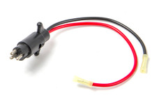 SIERRAMARINE WH10570 MALE MOTOR SIDE PLUG 12V 3 PLUGS For Use With Boat Side Female Trolling Motor Socket; 12 Volt; With 10 Inch 10 Gauge Wires With Butt Connectors