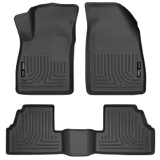 HUSKYLINER 98271 WB ENCORE BLK 4PCS  13-14 Molded Fit; Smooth Arcing Ribs/ Raised Heel Pad; Black; Rubber; 3 Piece