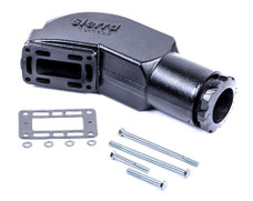 SIERRAMARINE 18-1935-1 RISER For Volvo Penta Engines; Black; Cast Iron; Single; With Bolt/ Washer/ Exhaust Elbow Gasket