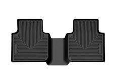 HUSKYLINER 51691 X-ACT 2ND SEAT FLOOR LINER Molded Fit; Raised Ridge; Black; TPE (Thermoplastic Elastomer); 1 Piece