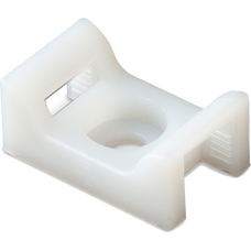 ANCOR 199231 CABLE TIE MOUNT  NATURAL  #8 SCREW Cable Tie Mount  For #8 Screw  Natural  25 Ea.