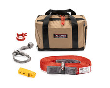 FACTOR 55 00485-03-MEDIUM OWHE VEH REC KIT  YEL HITCH  M Includes 1 Yellow HitchLink 2.0/ 1 Standard Duty Soft Shackle/ 1 Corsby 3/4 Inch Shackle/ 1 Standard Duty Tow Strap/ 1 Strap Wrap/ 1 Medium Factor 55 Recovery Gear Bag