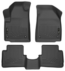 HUSKYLINER 99021 W.B.DART 4PC SET BLK 2013 Molded Fit; Smooth Arcing Ribs/ Raised Heel Pad; Black; Rubber; 3 Piece