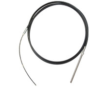 SEASTAR SSC6219 19' SAFE-T QC STEERING CABLE Fits SH5150P/ SH4910P/ SH4920P/ SH5094-1P/ SH91190P/ SH91526P/ SH91527P And SH91523-1P Helms; Rotary Design; 19 Foot Length; Black; Stainless Steel Output Ends; 1 Threaded; With Adapter