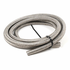SPEEDFX 5320820 DBL BRD SS RACING HOSE  -8AN X 20' For Use With Hydrocarbon and Alcohol Based Fuels/ Motor Oil/ Coolant; -8AN; 20 Foot Length; Stainless Steel Braid