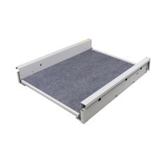 LIPPERT COMP 370793 HEAVY DUTY SLIDEOUT ASSEM Cut To Fit; 200 Pound Weight Capacity; 22 Inch Depth; Ball Bearing Slide; 1 Way Pull; Locks In Fully Extended Position; Powder Coated; Heavy Gauge Steel; Without Flooring; Without Trim Kit