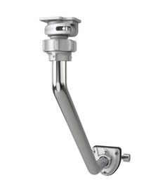 MAGMA PROD T10-343 MT 2' HITCH SLIDE COMP ASSMBLY Use To Attach Grill To Bumper Hitch; Silver; Stainless Steel Tubing And Aluminum Components; With Arm And Receiver Plate