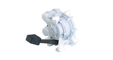 WHALE GP0551 PUMP GUSHER GALLEY LH MK3 Self-Priming Foot Operated Left Hand Lever Galley Pump; 4 Gallon Per Minute; 5 Inch Length x 5-1/8 Inch Height; Deck Mounted; Used For Fresh Water Delivery In Small Galley