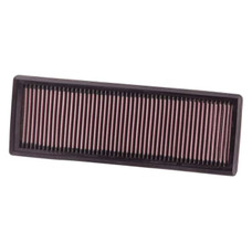K&N FILTER 33-2386 AIR FILTER Washable; Red; Cotton Gauze; Panel; 14-3/8 Inch Length x 5-1/8 Inch Width x 1-1/8 Inch Height