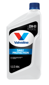 VALVOLINE 822344 VAL PC 20W50 6/1 QT CS SAE 20W-50; 1 Quart Bottle; Case Of 6