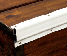 TAYLOR MADE 46086 SMALL EDGE GARD WHITE  10 FT. COIL Small Edge Guard; 10 Foot Length Coil; White; Double Molded Vinyl; Screw/ Nail Mount