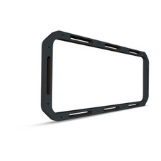 FUSION ELEC 010-12591-00 RV-FS16SPB 16MM SND PNL SPACER BLK. 16 Millimeter Surface Mounting Spacer; 25 Millimeter Mounting Depth; Single; Black