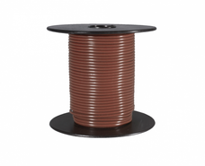 WIRTHCO 81116 GPT PRIMARY WIRE 20GA 100 Stranded Conductor; 20 Gauge; Brown; 100 Feet Spool; Copper Conductor/ PVC Insulation