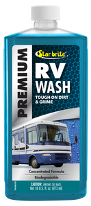 STAR BRITE 070416PC RV WASH 16 OZ. Liquid; Removes Road Grime/ Bug Debris/ Dust And Mud; Concentrated Solution; 16 Ounce Bottle; With Canadian Label