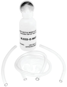 PERFORM TOOL W80625 BRAKE BLEEDER KIT Universal Allows One Person To Bleed The Brake System; White; With Collection Bottle/ 3 Hoses/ 4 Adapters