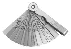 PERFORM TOOL W80525 FEELER GAUGE 17 Blades/ 0.01 To 0.035 Inch; 1-1/2 Inch Length