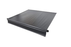 LIPPERT COMP V000315207 AWNROLL-13' BLKSOLID-FABLEDWH Patio; Manual; 13 Foot Length x 8 Foot Extension; Black Solid; Anti-Scuff/ Anti-Mildew Vinyl Fabric; Black Weather Cover; Black Casting; With Fabric Light Kit