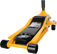 PERFORM TOOL W1617 3 TON JACK-GARAGE Floor Jack; Hydraulic; 6000 Pound Capacity; 19-7/8 Inch Max Lift Height; Yellow; Steel