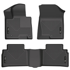 HUSKYLINER 95781 2022 HYUNDAI TUCSON - FRONT & Molded Fit; Raised Channels And Edges; Black; TPO (Thermoplastic Olefin); 3 Piece