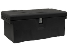 BUYERS PROD 1712230 TOOLBOX CHEST POLY BK 32-1/8LX14-7/ Chest; Single Lid; Smooth; Black; Polyethylene; 15 Inch Length x 32 Inch Width x 13.8 Inch Height; With Combination Lock Or Padlock