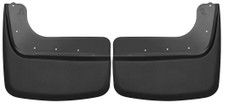 HUSKYLINER 57641 2011FORD SUPER DUTY MFLAP Direct-Fit; Set of 2; Contoured; Without Logo; Black; Thermoplastic; Screw On