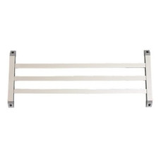 CAMCO 43971 SCREEN DR PUSH BAR -ALUM Three Bar Style; Adjustable From 20 Inch to 32 Inch; Raw; Aluminum; With Installation Hardware; With English/ French Language Packaging