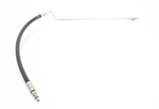 SIERRAMARINE 18-2115 POWER TRIM HOSE For R/ MR/ Alpha One And Gen II; 14 Inch Length Hose; 11-1/2 Inch Metal Tube; 1/8 Inch Male Thread On Each End; Black; Single; Fits Mercruiser Stern Drive Engine
